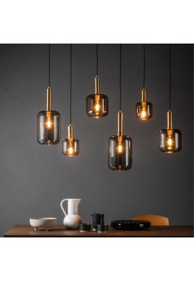 Imagen 2 del producto LAMPARA COLGANTE JOANET HUMO 6XE27