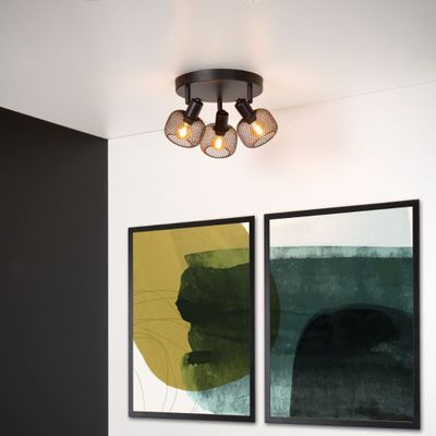 Imagen 2 del producto Lámpara de Techo Direccional Maren Negro 3xE14