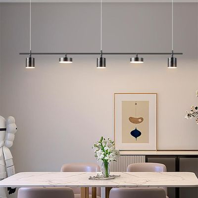 Imagen 2 del producto LAMPARA COLGANTE LINEAL HARPES NEGRO 5 LUCES