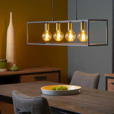 Imagen 2 del producto Lámpara Colgante Ruben Negro 4xE27