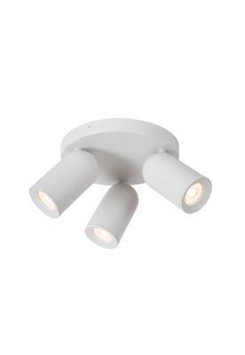 LAMPARA DE TECHO DIRECCIONAL PUNCH BLANCO Ø21cm 3XGU10