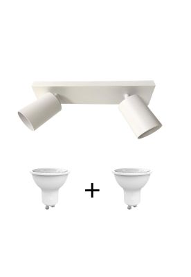 PACK BARRA RUNNER BLANCO 2 LUCES