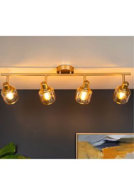 Imagen 2 del producto BARRA DIRECCIONAL BJORN DORADO 4xE14