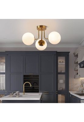 Imagen 2 del producto LAMPARA DE TECHO PLAFON OPAL 3 X E27