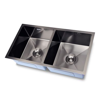 Lavaplatos Doble Black 800x450mm Premium