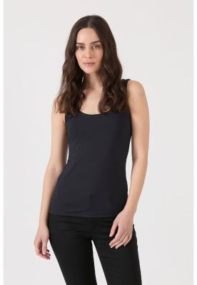 Polera poliamida negra PRIVILEGE 1495