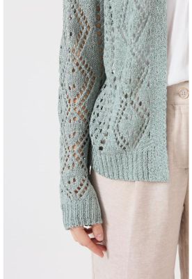 Imagen 1 del producto Tapado tejido verde agua