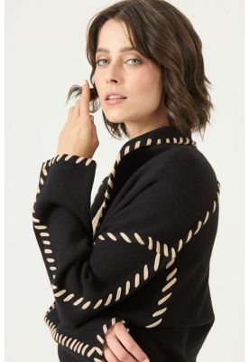 Imagen 2 del producto Abrigo negro PRIVILEGE 2783