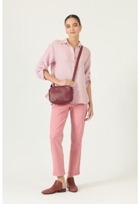 Blusa de lino rosa PRIVILEGE 2915