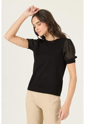 Imagen 1 del producto Polera negra PRIVILEGE 2872