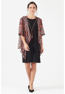 Conjunto burdeo estampado PRIVILEGE 14