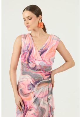 Imagen 2 del producto Vestido rosa estampado PRIVILEGE 1408