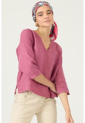 Imagen 2 del producto Blusa de lino lila PRIVILEGE 2919