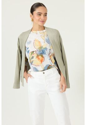 Polera azul flores PRIVILEGE 2867