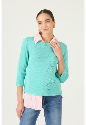 Imagen 2 del producto Sweater turquesa PRIVILEGE 3116