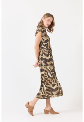 Imagen 2 del producto Vestido cafe estampado PRIVILEGE 1157