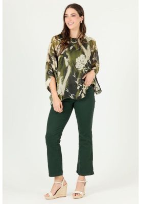Jeans flare verde PRIVILEGE 2286