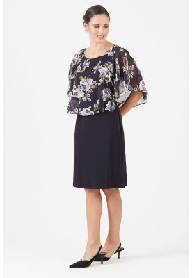 Imagen 2 del producto Vestido azul marino estampado