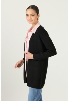 Imagen 2 del producto Tapado tejido negro PRIVILEGE 2951