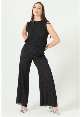 Pantalon palazzo negro PRIVILEGE 2244