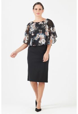 Imagen 1 del producto Vestido negro estampado PRIVILEGE 7