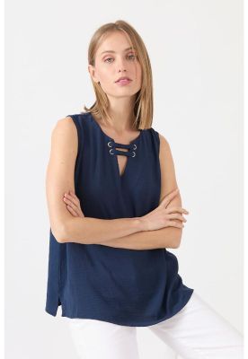 Imagen 2 del producto Blusa azul marino PRIVILEGE 1170