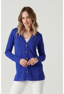 Cardigan azulino