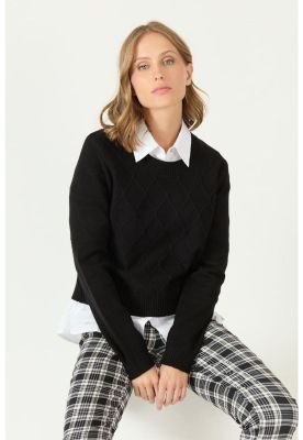 Imagen 2 del producto Sweater negro PRIVILEGE 2207