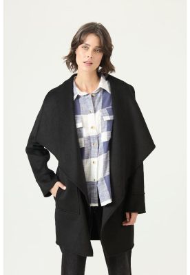 Imagen 2 del producto Abrigo con wool blend negro PRIVILEGE 2729