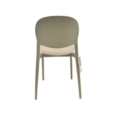 Imagen 2 del producto Silla Plástico Apilable Deco Berlín Beige Escandinavia