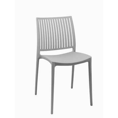 Silla Plástico Apilable Deco Noruega Gris Escandinavia