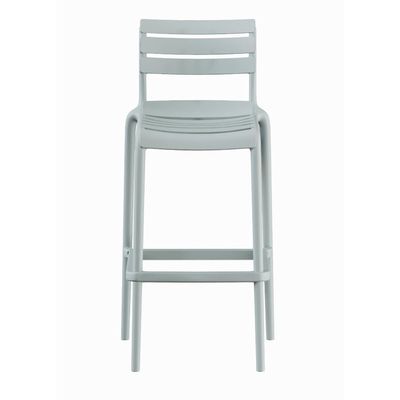 Piso Taburete Silla alta bar cocina Galt 65cm Gris Claro