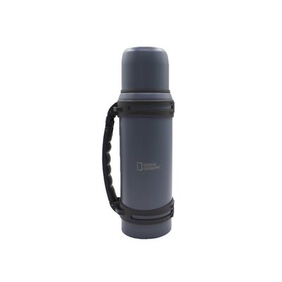 Imagen 2 del producto Termo metálico Gris 1500ml National Geographic