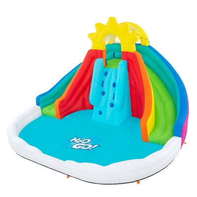 Imagen 2 del producto Parque Castillo Tobogan Acuático Inflable 4.50x3.82x2.77m