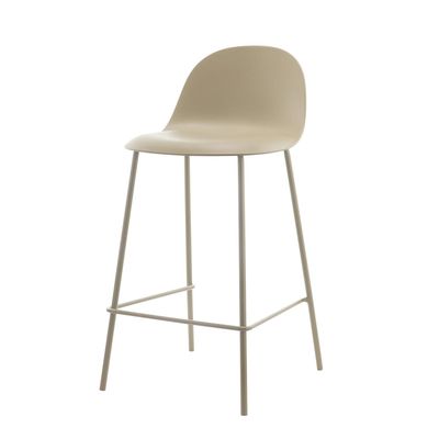 Imagen 1 del producto Piso Taburete Silla Alta Bar Cocina Eira 65 cm Beige