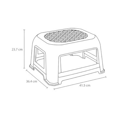 Imagen 2 del producto Piso Alzador multiuso Cafe Rimax