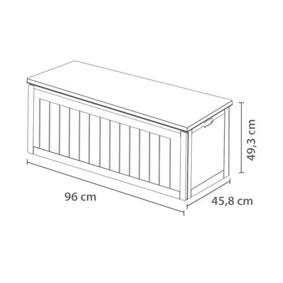 Imagen 2 del producto Baúl Bodega Caja Almacenaje 189L Negro Northwest