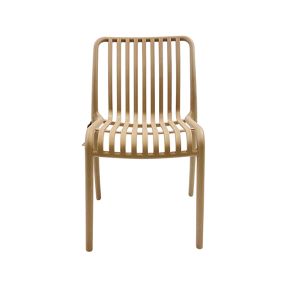 Imagen 2 del producto Silla Plástico Apilable Deco Bremen Beige Escandinavia