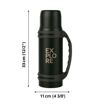 Imagen 2 del producto Termo metálico Negro 1500ml National Geographic