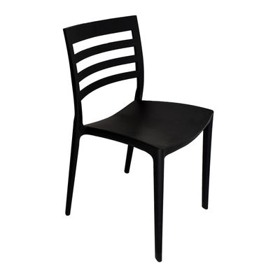 Imagen 1 del producto Silla Plástico Apilable Deco Nybro Negra Escandinavia