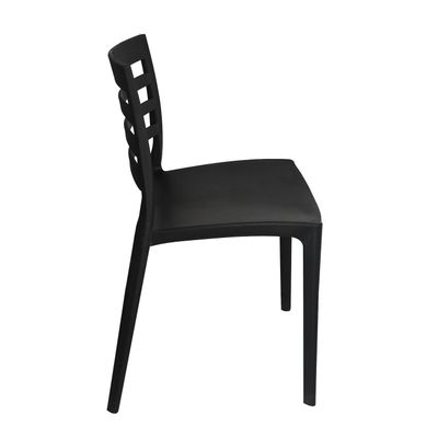 Imagen 2 del producto Silla Plástico Apilable Deco Nybro Negra Escandinavia