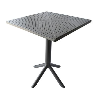 Imagen 2 del producto Mesa Cocina Terraza Jardín Cuadrada Sander 76x60x60 Gris