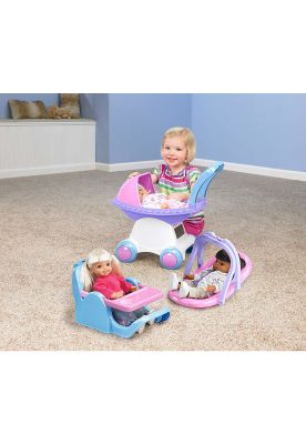 Imagen 2 del producto Coche 3 En 1 Rosa 46x27x43 Cms American Plastic