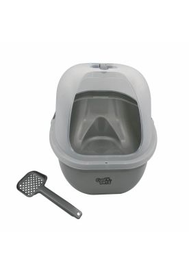 Imagen 2 del producto Arenero De Gato Con Pala Gris 61x41.5x41 Cms Coolpets