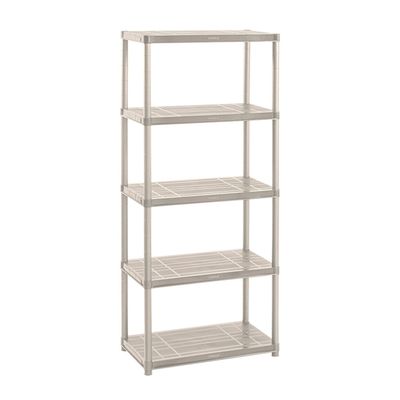 Estante Repisa Rack plastico 5 Niveles 71x38x170cm Rimax