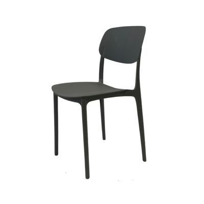 Silla Plástico Apilable Deco Estocolmo Gris Escandinavia