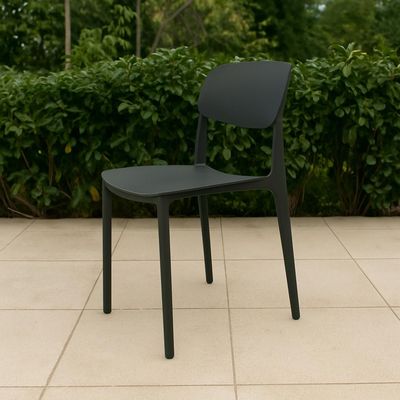 Imagen 2 del producto Silla Plástico Apilable Deco Estocolmo Gris Escandinavia