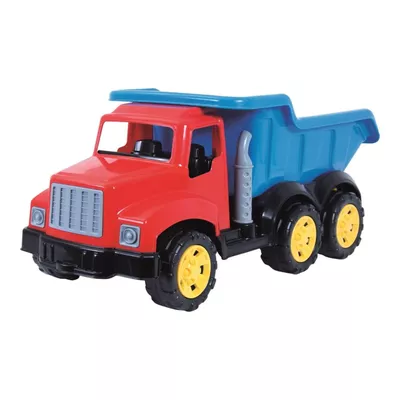 Camión Tolva Rojo/Azul 82x31x34 Cms Dolu