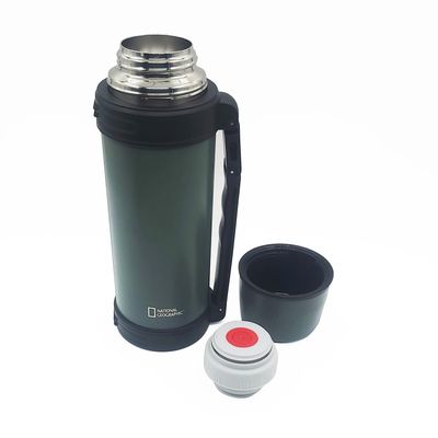 Imagen 2 del producto Termo Agua Acero Inox Mango Movible Tapa Stopper 1.8L Verde
