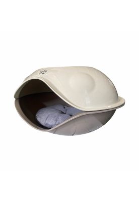 Cama Para Gato Plasitca c/techo y cojin 62x50x33cm Cool Pets